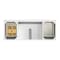 James Martin Vanities Breckenridge 60" Sgl Vanity, Bright White, w/3 CM Siberian Silestone Top w/FreePower Wireless Charger 330-V60S-BW-FSFR - alternate 2