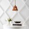 Jonathan Y Hattie 8.8 in. 1-Light Coastal Bohemian Metal and Woven Rattan LED Pendant Light, Gold Painting/Brown JYL5711A - alternate 2