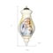 Homeroots Mother Mary with Baby Hand Painted Mouth Blown Glass Ornament 477535 - alternate 2