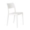 Homeroots Set of Two White Heavy Duty Plastic Outdoor Stacking Accent Chairs, 2PK 565226 - alternate 2
