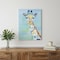 Homeroots 24" x 18" Pastel Patchwork Giraffe Canvas Wall Art 398908 - alternate 2