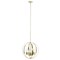 Homeroots Gold Sphere Iron Ceiling Light With Clear Shades 651643 - alternate 3