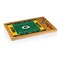Picnic Time Family Of Brands NFL Green Bay Packers - Football Field - Icon Glass Top Cutting Board & Knife Set 910-00-505-124-2 - alternate 1