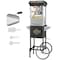 Vevor Popcorn Machine with Cart Popcorn Popper Maker 800W 8oz Kettle 48 Cups Black NP08F - alternate 1