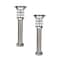 Gama Sonic Silver Stainless Steel Bollard Solar Light w/EZ Anchor, 2PK 214BP250870 - alternate 1