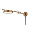 Troy Lighting Thatcher Integrated LED Plug-in Sconce, Patina Brass, 8.5 In x 4.75 In PTL1705-PBR - alternate 1