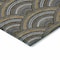 Homeroots 5' X 8' Black Ivory And Gold Geometric Washable Indoor Outdoor Area Rug 615183 - alternate 2