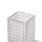 Uniquewise Set of 2 Square Frosted Clear Glass Table Vase - A Timeless Centerpiece for Dining Tables QI004738.CR.2 - alternate 4