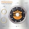 Powertec 4-1/2 Inch Diamond Saw Blades for Angle Grinder, Super Thin Turbo Mesh Rim Tile Blades, 2PK 14000-P2 - alternate 2