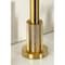 Kingston Brass Double-Handle Widespread Kitchen Faucet with Knurled Handle and Brass Sprayer, Brushed Brass KS8727KNLBS - alternate 2