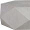 Homeroots 50" Gray Wood Hexagon Distressed Block Coffee Table 714208 - alternate 2