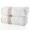 Lavish Home Bath Towels 2PC 100% Cotton Towel Set Extra Large Quick Drying Bath Towels Absorbent Bath Sheets 67-0022-WTBS - alternate 1
