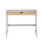 Homeroots 36" Gray and Natural Writing Desk 530235 - alternate 2