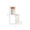 Homeroots 22" Off White Secretary Desk 402079 - alternate 2