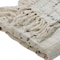 Homeroots 50" X 60" Cream Kantha Cotton Striped Throw Blanket with Embroidery 516628 - alternate 2