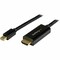 Startech.Com 6ft 2m Mini DisplayPort to HDMI Cable 4K MDP2HDMM2MB - alternate 1