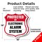 Signmission Security Alarm Shield Sign Protected By, 18 inch X 18 inch, Plastic Sign, 2PK SHI-P-2PACK-18-460 - alternate 2