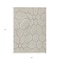 Homeroots 5' X 8' Beige And Brown Abstract Washable Indoor Outdoor Area Rug 600511 - alternate 3