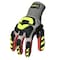 Ironclad Performance Wear Mechanics Gloves, Thermoplastic Rubber Back, 4 Abrasion Level, Red, 3XL (12) KKCA5-07-XXXL - alternate 1