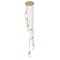 Z-Lite Aimie 7-Light Chandelier, 18 in W x 16 in H, Modern Gold 828P7-7R-MGLD - alternate 3
