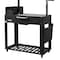 Koolmore 54 in. Argentine Charcoal Grill, Adjustable Grate Outdoor BBQ, Black KM-OG-A-54 - alternate 3