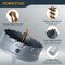 Powertec 4in Tungsten Carbide Hole Saw for Soft & Hard Metal with Titanium-Plated Pilot Drill Bit 14907 - alternate 3