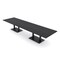 Skutchi Designs Rectangle Conference Table With Power Unit, 48 in W, 168 in L, Grey HAR-REC-48X168-DOU.BK-WA7949-NA - alternate 1