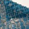 Apollo Tile Celestial 12in x 12in Glossy Yale Blue and Gold Glass Mosaic Wall and Floor Tile 20 sqft/case, 10PK APLST88BL535A - alternate 2