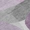 Homeroots 8' Purple And Gray Round Abstract Washable Indoor Outdoor Area Rug 632181 - alternate 4