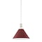 Hudson Valley Lighting Painted No. 2 16 in. Pendant in Polished Nickel/Soft Crimson by Mark D. Sikes MDS352-PN/CRN - alternate 1
