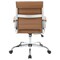 Leisuremod Benmar Leather Office Chair, Brown BO19BRL - alternate 3