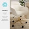 Martha Stewart Rayna Upholstered Office Chair in Off White/Polished Brass CH-220921-6-CR-GLD-MS - alternate 3
