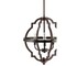 Jonathan Y Ogee 16.8 in. 3-Light Adjustable Iron Rustic Industrial LED Pendant, Oil Rubbed Bronze JYL7513A - alternate 2