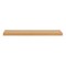 Homeroots 43in Natural Light Brown Wooden Floating Shelf 400831 - alternate 1