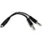 Startech.Com HEADSET SPLITTER 4 PIN TO 2X 3 PIN FM MUYHSFMM - alternate 1