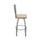 Holland Bar Stool Co 410 Jackie Stainless Steel 36in Swivel Bar Stool with Natural Maple Seat 41036SSNatMpl - alternate 3