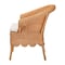 Bali & Pari Tamara Bohemian Braided Honey Rattan Dining Chair 253-14009-ZORO - alternate 2