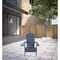 Homeroots 35" Navy Blue Heavy Duty Plastic Adirondack Chair 530696 - alternate 2