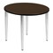 Regency Round Kahlo Breakroom Table, 42 in W, 42 in L, Neo Walnut TPL42RNDNWCM - alternate 1