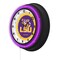 Holland Bar Stool Louisiana State University 19 Double Neon Wall Clock Clk19BK - alternate 2