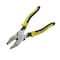 Klein Tools 9 1/2 in Journeyman(TM) Linemans Plier High Leverage w/ Wire Crimper, Steel J213-9NECR - alternate 3
