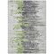 Homeroots 9' X 12' Green And Silver Abstract Washable Indoor Outdoor Area Rug 582390 - alternate 2