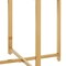 Homeroots 22" Gold Glass And Stainless Steel Round Mirrored End Table 528628 - alternate 3