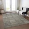 Homeroots 9' X 12' Taupe Brown And Beige Patchwork Washable Indoor Outdoor Area Rug 581627 - alternate 3