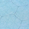 Homeroots 8' Sky Blue And Black Round Geometric Washable Indoor Outdoor Area Rug 596766 - alternate 2