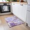 Homeroots 2' X 3' Gray and Purple Abstract Washable Non Skid Indoor Outdoor Area Rug 559523 - alternate 2