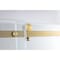 Kingston Brass 60" Acrylic Anti-Skid Alcove Left-Hand Drain Tub with Right Sliding Tub Door, White/Brushed Brass KVTAP6032L21A7 - alternate 2