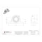 Tritan Pillow Block Bearing, Cast Iron, Set Screw Locking, Ball Insert, 35 mm Dia, Steel UCP207-35MM - alternate 2