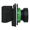 Schneider Electric Push Button Operator, Flush, Momentary Action, Not Applicable Release, Non-Illuminated, Green XB5AA31 - alternate 2