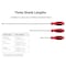 Tekton Phillips and Slotted Screwdriver Set w/Mod Org - 8 Inch Shanks, 10-Piece (#1 - #3, 4 - 14 mm) DWZ90108 - alternate 3